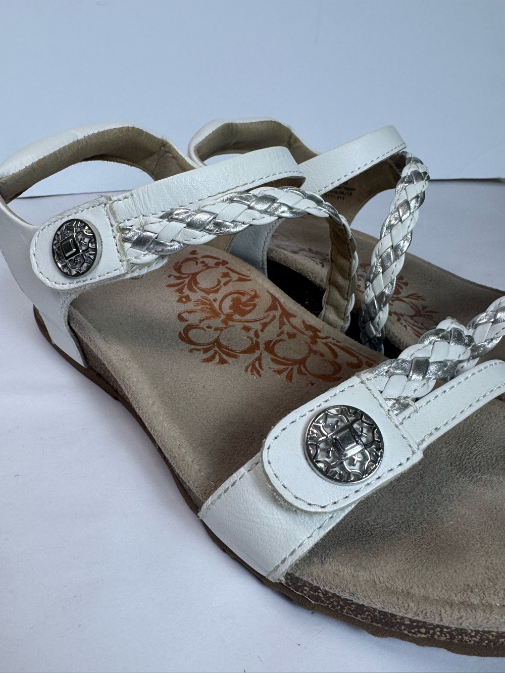 Aetrex Jillian Braided Sandals Size 11